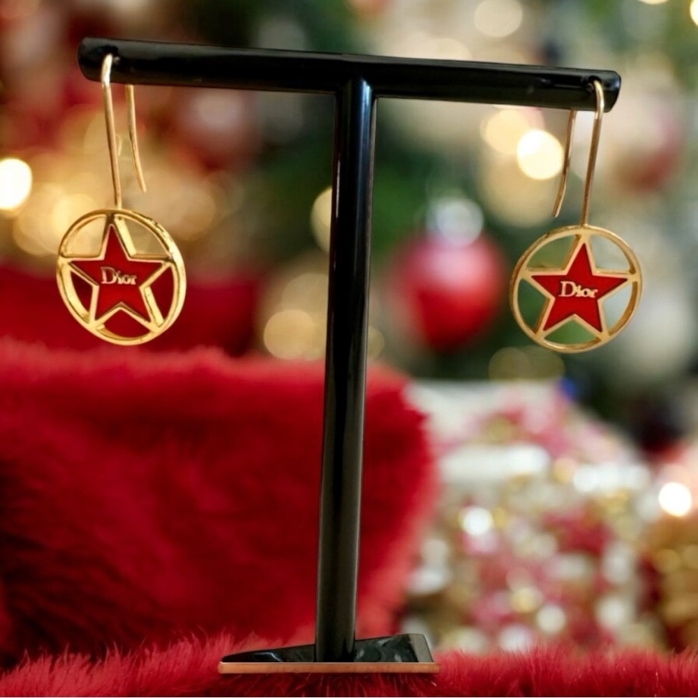 Dior Star Earrings - Picture 3 of 4